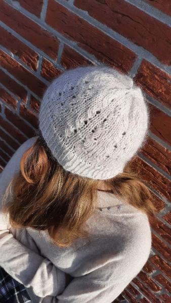 Mützenset Rose sand